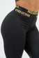 NEBBIA Leggings High-Waist INTENSE GOLD