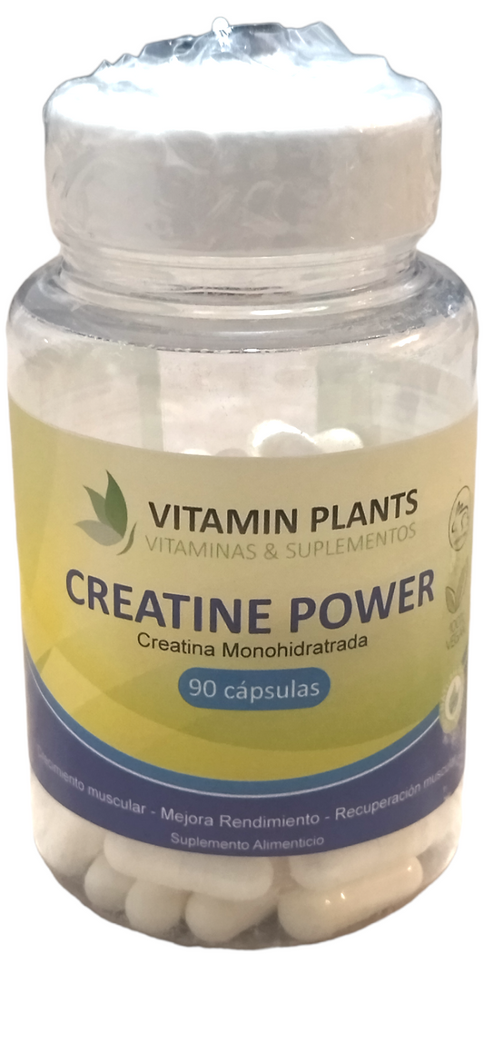 Suplemento CREATINE POWER - 90 Cápsulas Creatina Monohidratada